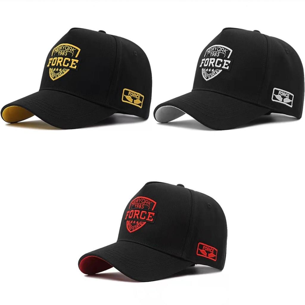 Вышитая буквами бейсболка Force, шляпа с круглым верхом, дышащая, регулируемая, подарок