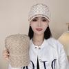 New Rhinestone Alphabet Baseball Cap Children's Spring and Summer Korean Fashion Face Peaked Cap Versatile Sun Hat