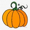 Orange Pumpkin Clip Art Pumpkin Iron On Heat Transfer Printing Vinyl Patches Sticker for Clothes DIY Appliques Washable Patches