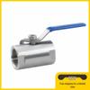 Cantonese Stainless Steel High-Temp Steam Ball Valve, Gate Valve, Female Threaded, Sizes: 1/2", 3/4", 1", DN15