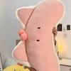 Cute pink pig pillow long throw pillow girls sleep legs bedside waist doll doll plush toy