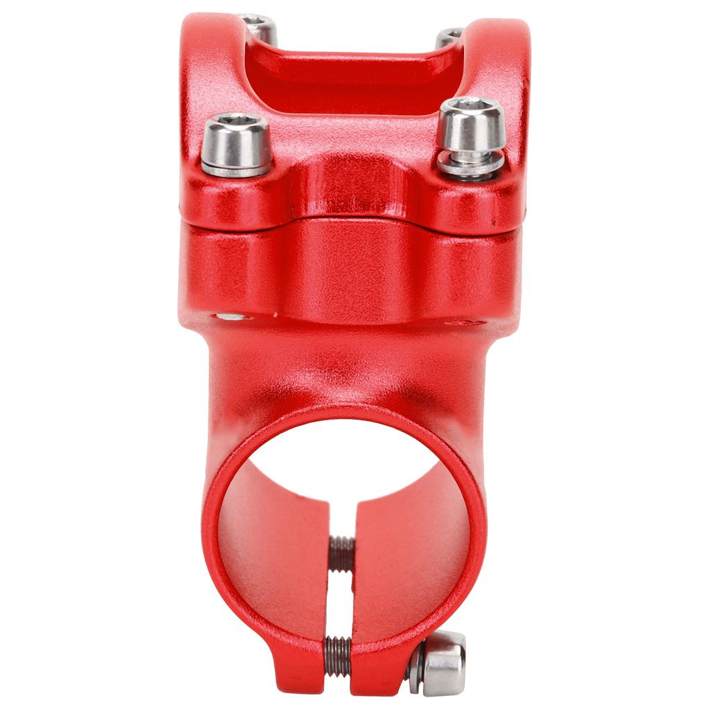 LUNJE 31.8x35mm Bike Handlebar Short Stem Riser Aluminum Alloy Hollow Stem