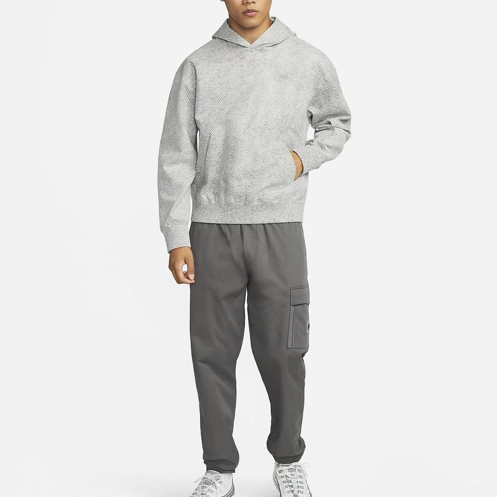 Nike Мужская толстовка с капюшоном из флиса Forward, серая DX4303-077