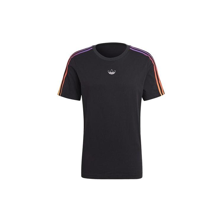 adidas originals Sprt 3 Stripe Tee Men's Black GN2423