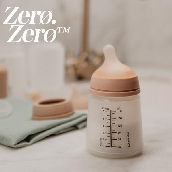 Бутылочка Suavinex ZeroZero Силиконовая, имитирующая грудное молоко, 180 мл
