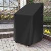 Stackable Patio Chair Cover Waterproof 210D Oxford Cloth Garden Chair Cover Dustproof Anti-UV Outdoor Furniture Protector