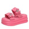 Fashion Platform Slippers Sandals Woman Bowknot Thick Sole Slippers Women Chunky Flip Flops New Summer Casual Beach Slides Zapatos Mujer