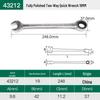 SATA 43212 19 мм Двухцелевой трещоточный ключ