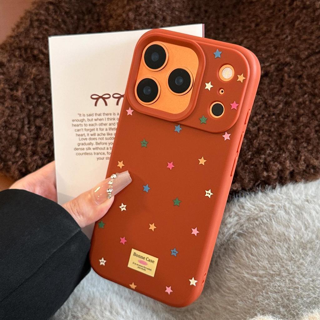 Цветной чехол для телефона со звездами для iPhone 16, iPhone 17 и iPhone 17 Pro Max