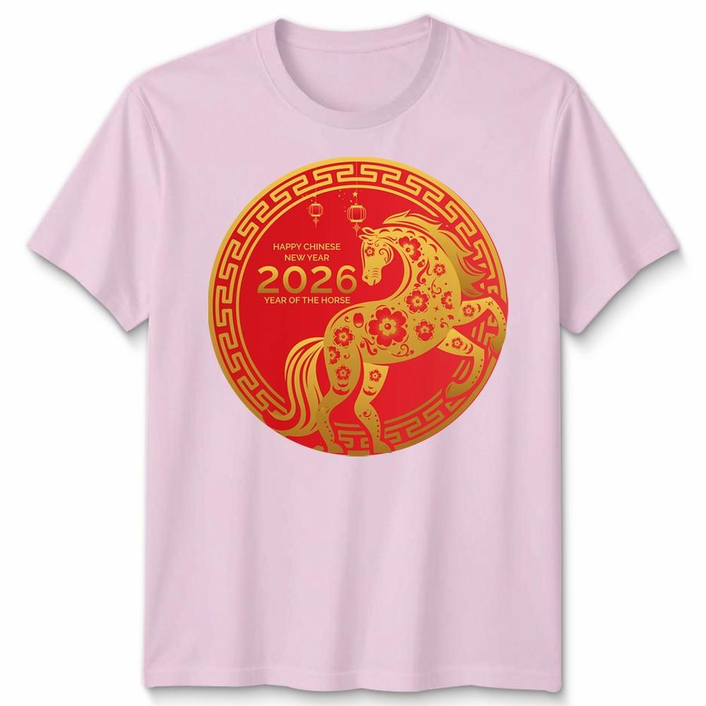 Chinese New Year 2026 Year Of The Horse Lunar Zodiac Unisexs Unisexs T Shirt