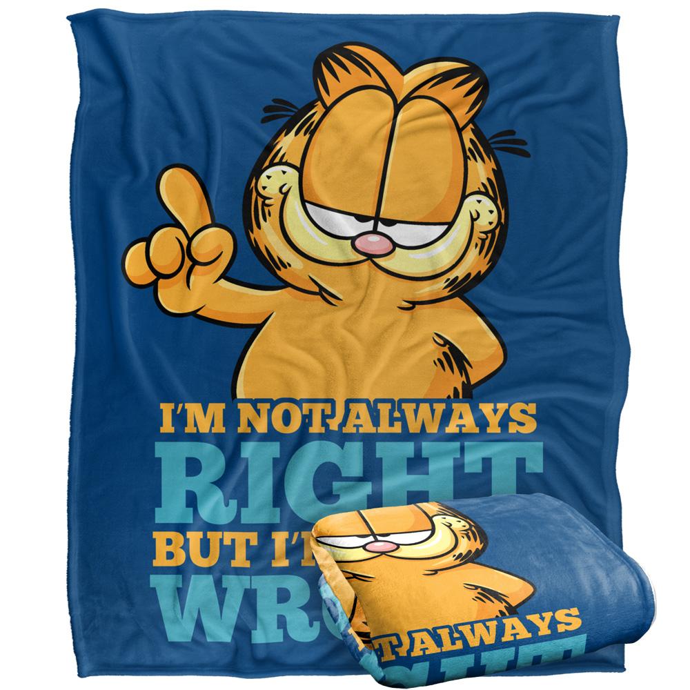 Garfield Never Ever Wrong Silky Supersoft Blanket