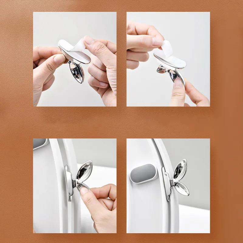 2 шт./лот, многофункциональный портативный подъемник для сиденья для унитаза, Негрязное ручное сиденье для унитаза, откидной съемник для дверного ящика, артефакт