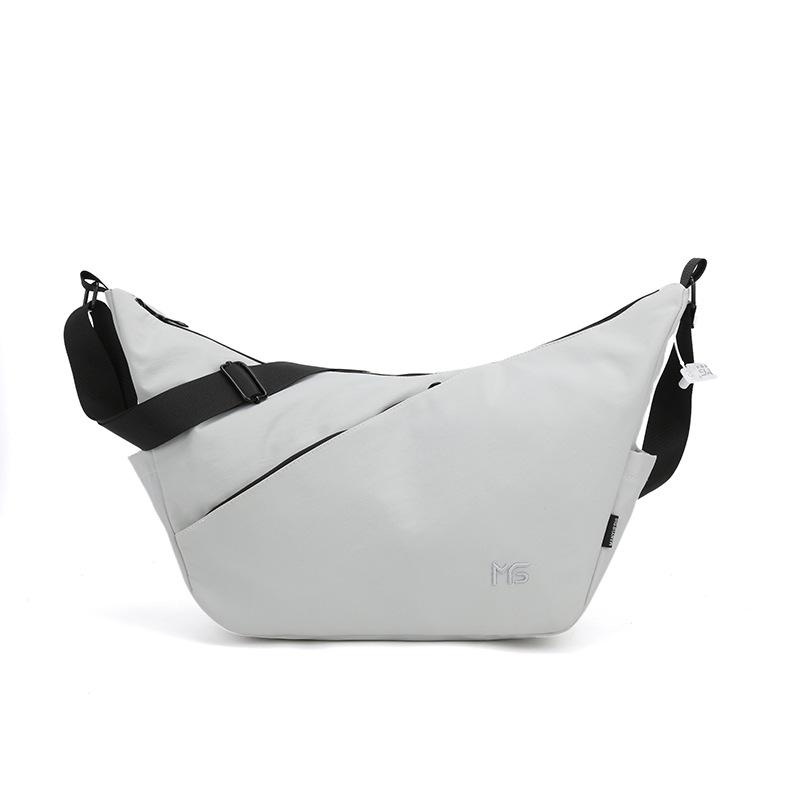 Trend Simple Solid Color Sports Style Large Capacity Dumpling Bag Light Travel Leisure High Sense Messenger Women's Bag