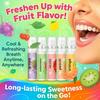 Фруктовый ароматизатор, спрей для свежего дыхания, прохладный освежитель для рта, удаление неприятного запаха изо рта, уход за полостью рта, портативный, для работы, путешествий, длительный сладкий спрей