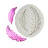 Feather Texture Silicone Mold Chocolate Cake Mold Vegetable Candy Dessert Mold