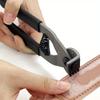 17cm HandHeld Carbon Steel Silent Pliers Leather Craft Hole Punch Tool 4mm