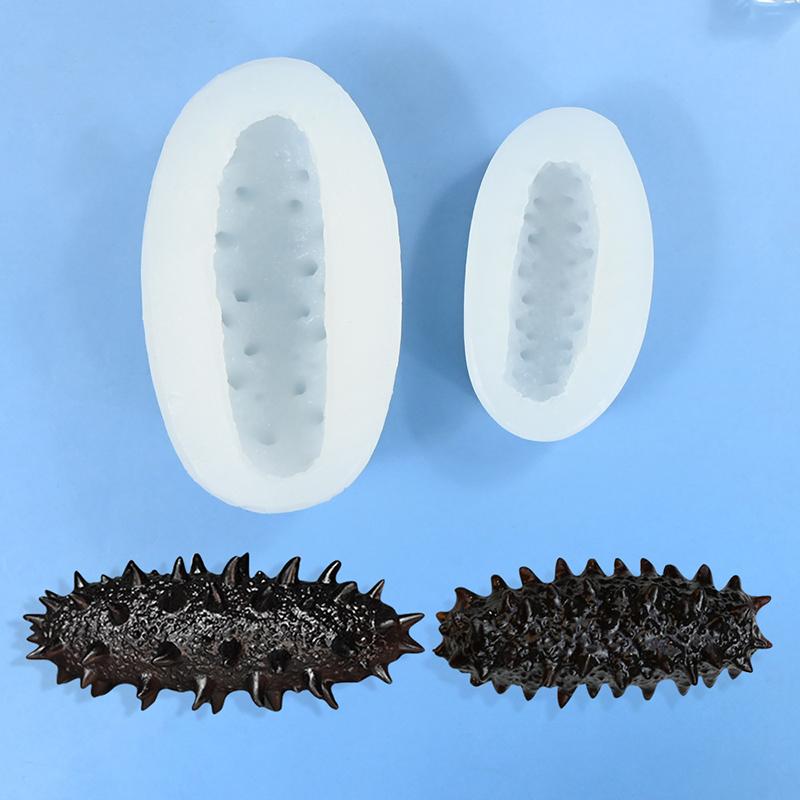 3D Силиконовая форма для мастики Абалон/Морской огурец, Форма для желе, шоколада, DIY, Глиняные формы для свечей, Инструмент для украшения торта, Форма для выпечки