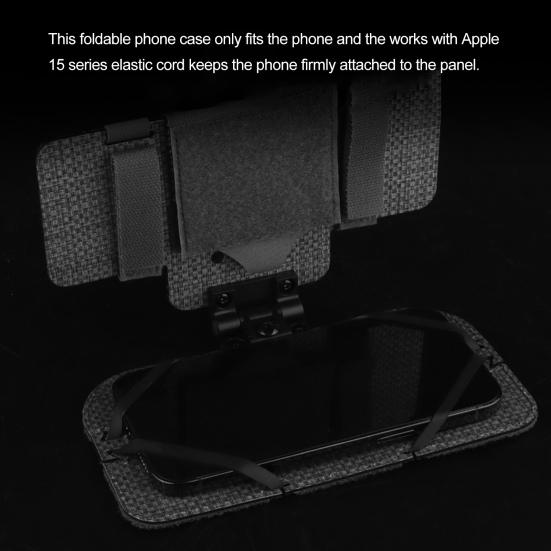 Складной держатель для телефона на охотничьем жилете, переноска для iPhone 15, универсальная нагрудная навигационная панель, крепление для сотового телефона, крепление для жилета на открытом воздухе