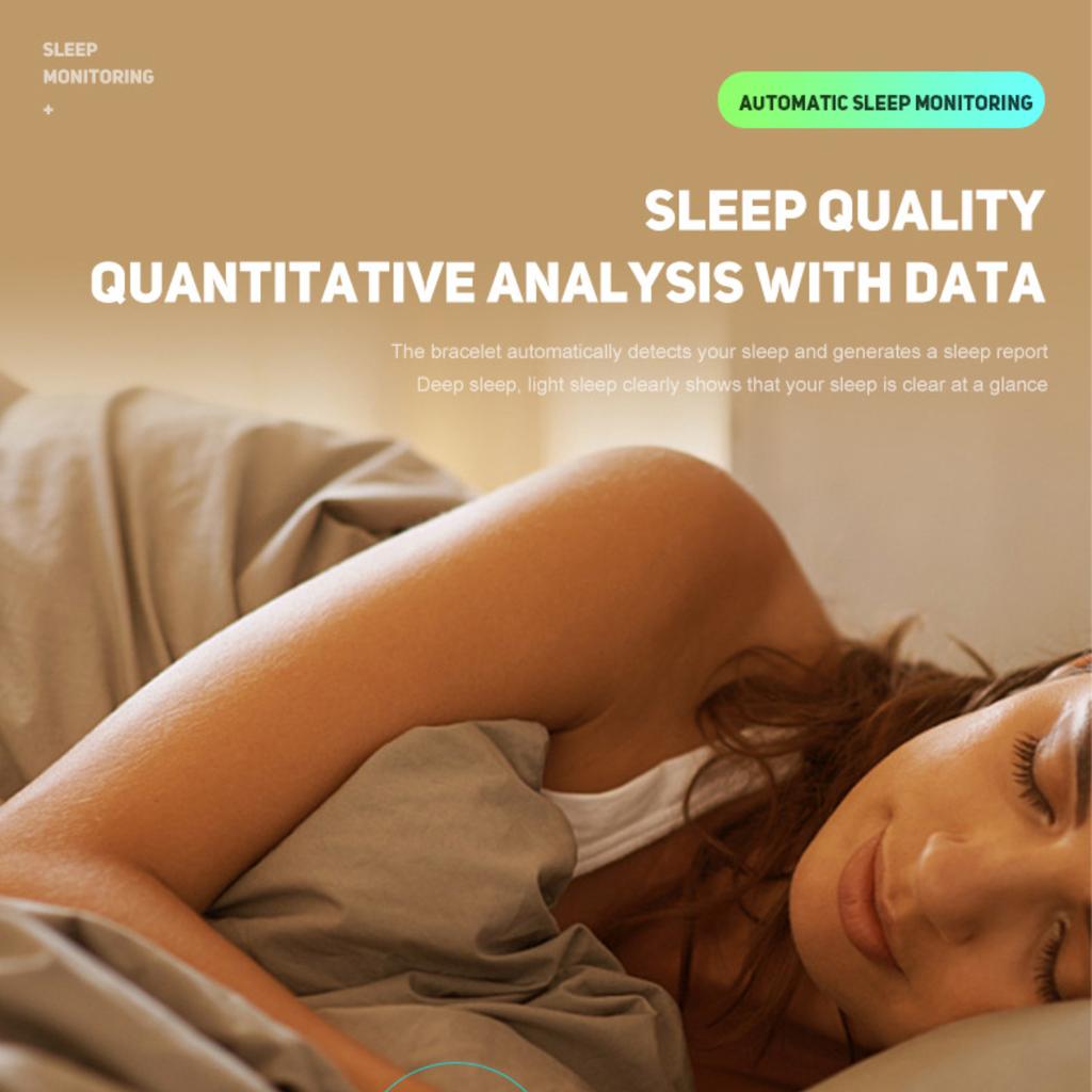 Smart Watch Band 7 Activity Tracker High-Res Bluetooth 5.2,Optical Heart Rate & Blood Oxygen Sensor, 24HR Heart Rate & Sleep Monitor Smart Watch