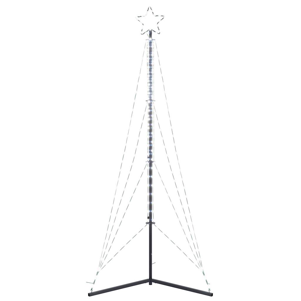 LED Christmas Tree 483 Cold White LEDs 240 cm