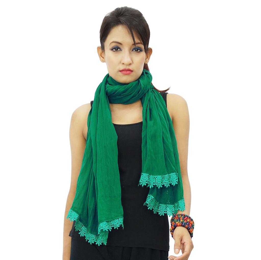 Повязка на шею Длинный палантин из смеси шифона Dupatta Женская одежда Индийские шарфы Chunni