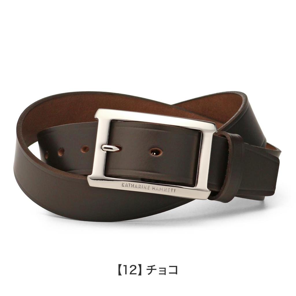 Ремень из натуральной кожи 506028 черный [Catherine Hamnett] мужской [01]