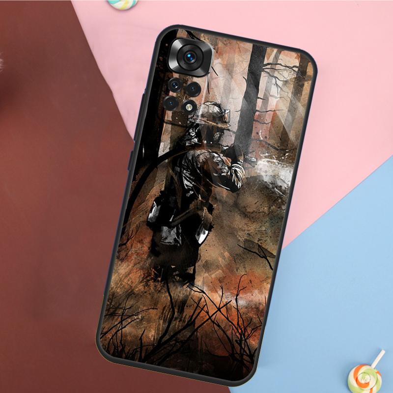 Firefighter Fire Fireman Cover For Xiaomi Redmi Note 14 13 12 9 10 11 Pro 9S 10S 11S 12S Redmi 14C 10C 12C 13C Case