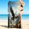 1Pc Eagle Mountains Beach Towel, Quick Dry, Multi-Use for Beach Pool Gym Yoga Home Travel, Christmas, Halloween, Xmas Gift S929609