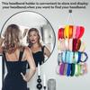 Wall Headband Display Holder 40 Slots Felt Organizer Holder For Headband Hair Accessories Wall Organizer Holder For School