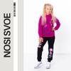Girls’ Clothing Set – Cotton Sweatshirt & Pants with Print, Any Season, 6063-057-33-3 HC