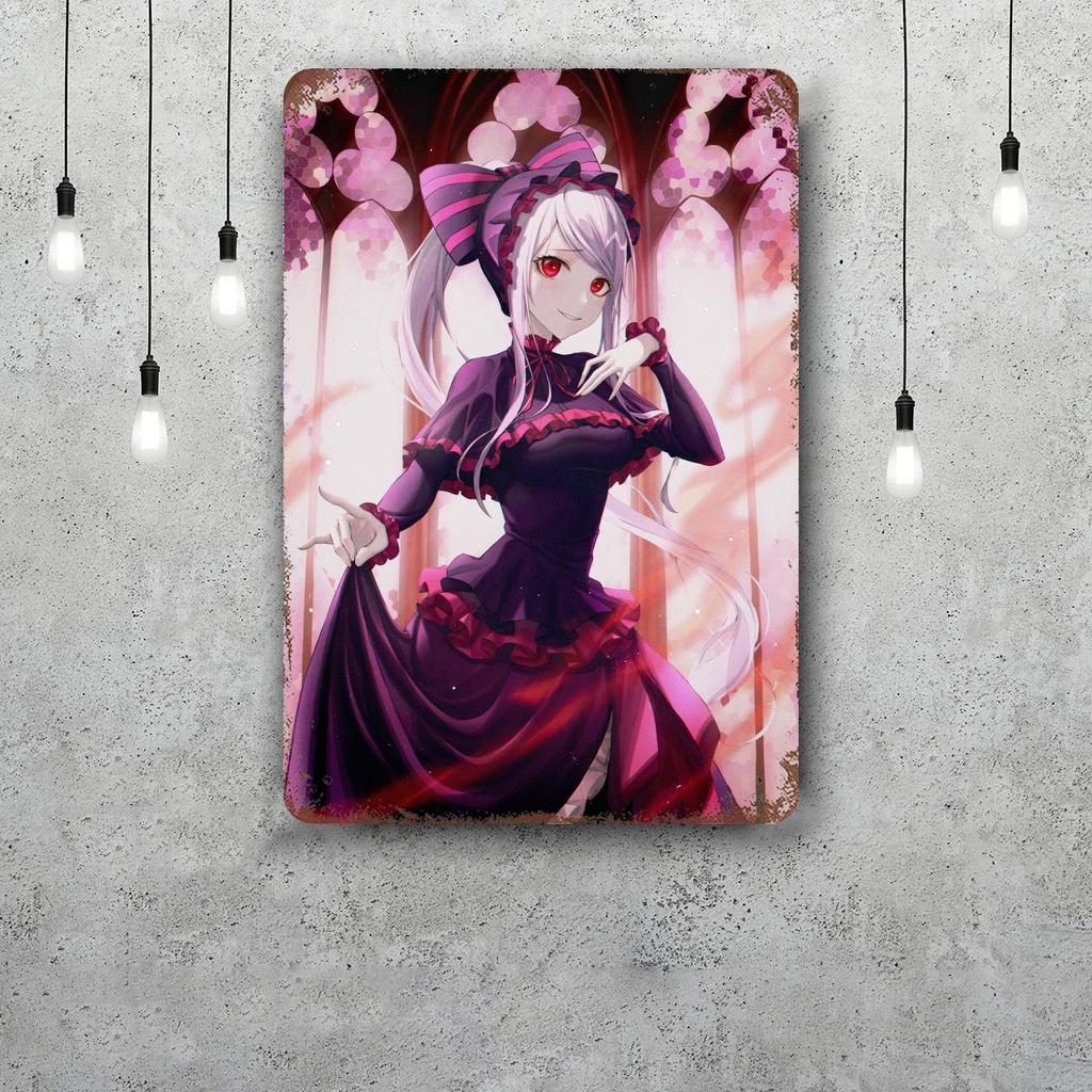 Shalltear bloodfallen Декор Винтажные Металлические Знаки Жестяные Знаки Постер Капитана Декор для Бара Паба Клуба Мужской Пещеры Настенный Декор