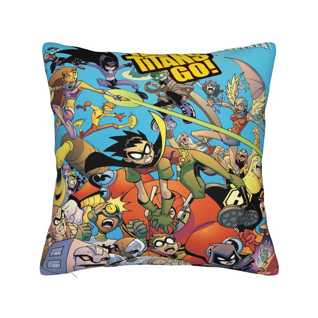 Подушки с принтом Подушки Teen Titans Go Beast Boy Постельное белье Чехол для подушки Декор Подушка для дивана Чехол Разные размеры