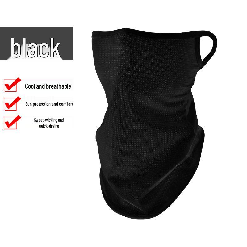 Breathable Full Face Cover Neck Gaiter for Outdoor Sports - Sun Protection, Summer Weight, Unisex, Ear Loops