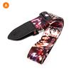 Гитарный ремень, многоцветные ремни, регулируемые нейлоновые гитарные ремни с красочной печатью
