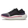 Fabric Round Toe Lace-Up Breathable Low-Top Casual Shoes Men Sneaker Black Purple IG1045