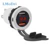 LMoDri Автомобильное быстрое зарядное устройство QC 3,0 Адаптер питания Dual USB Автомобильный разъем постоянного тока 12 В-24 В прикуриватель 2 Porf для iPhone