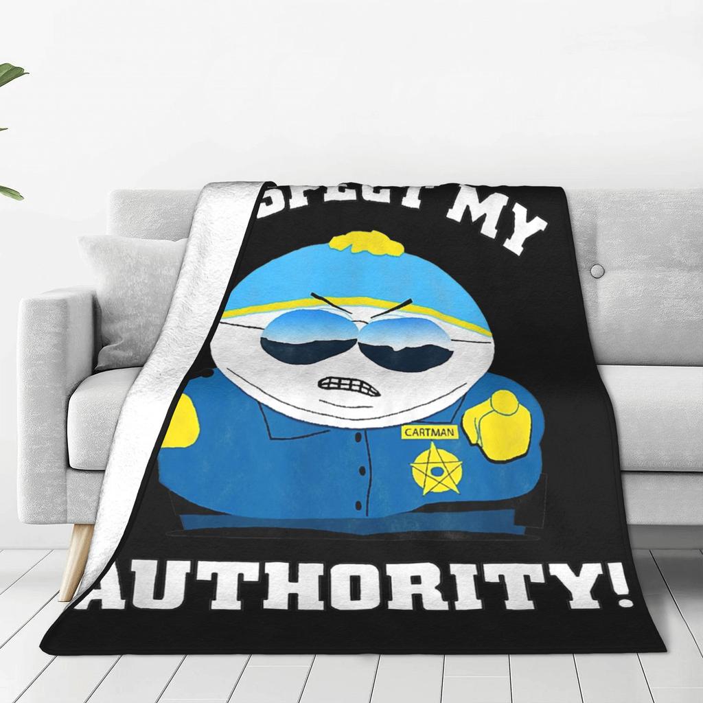 Southpark Anime Printed Blanket For Men Women Super Soft Cozy Funny Eric Throw Blankets for Bed 50x60 Inches Multi-size