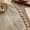 140m Lace Window Screening Hollow Lace Blackout Curtains Retro Tassels Curtain  Home Decor