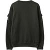 STONE ISLAND Однотонный свитшот с длинным рукавом и круглым вырезом для мужчин K2S1561000-08S0A20-V0062