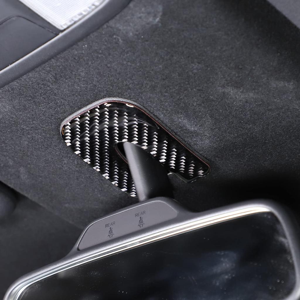 Sauicemy Car Rearview Mirror Base Panel for Honda Rearview Mirror Base Piece Interior Panel Protective Car Decorative Interior Car Design Fiber N-BOX