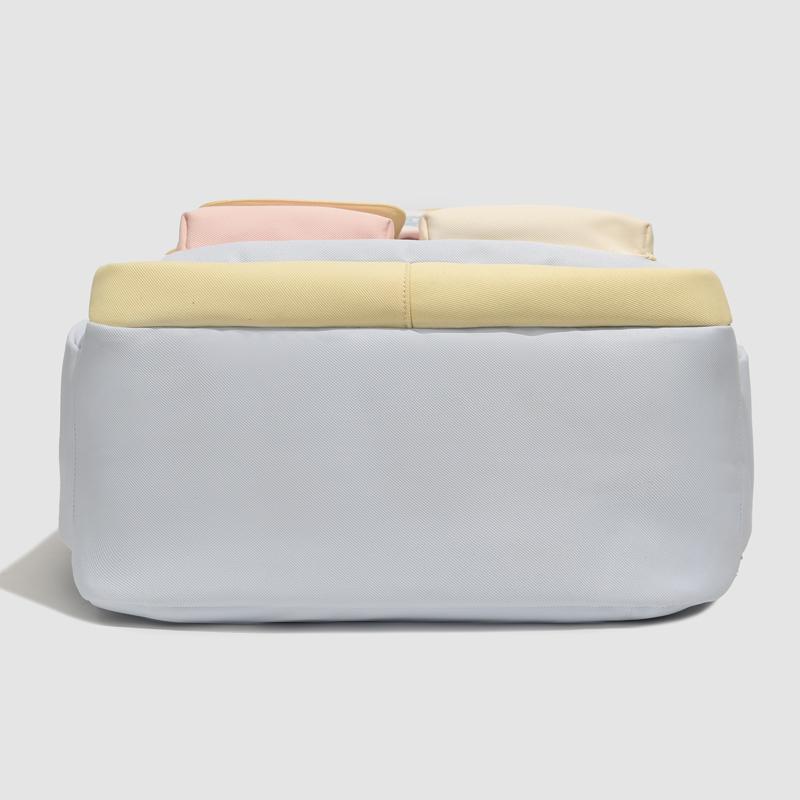 Студенческий рюкзак контрастного цвета, большой вместимости, школьный рюкзак, женский рюкзак