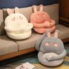 Мягкая плюшевая подушка для сиденья в виде животного из мультфильма, подушка для стула, плюшевая игрушка в виде кролика, кукла, диван, коврик для пола, домашний декор, креативные подарки
