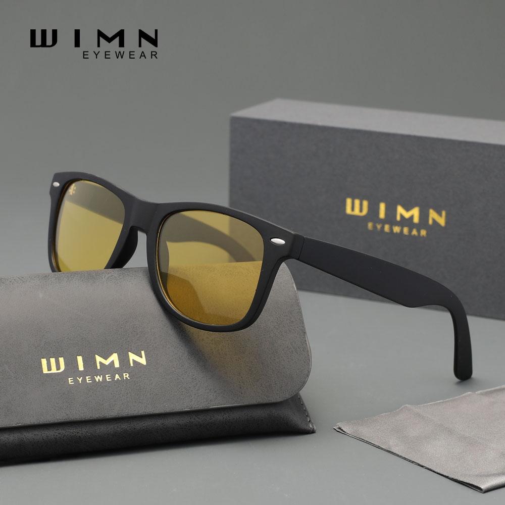 WIMN Brand Fashion UV400 Мужские солнцезащитные очки Защита глаз Поляризация TAC Линзы Очки Высокое качество TR90 Спортивные очки