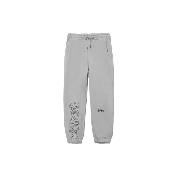 Li Ning Badfive Длинные теплые свободные трикотажные спортивные брюки с манжетами мужские низы серые AKLRF27-4