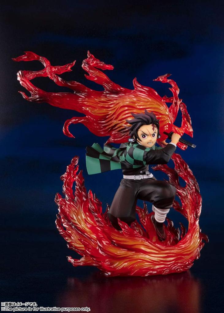 TAMASHII NATIONS FiguartsZERO Клинок, рассекающий демонов Kimetsu no Yaiba Танджиро Камадо 210 мм Раскрашенная Полная Фигурка Убийца -Хиноками Кагура- Прибл.. ПВХ/АБС