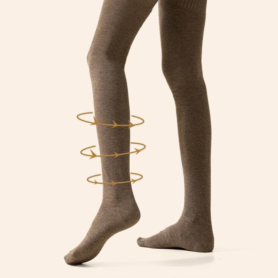 1 пара женских чулок до бедра, хлопковые теплые чулки выше колена, очень длинные гольфы до колена для бот, зимняя гетра