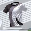 New 3D Printing Hot-Selling Outdoor Running Sports Breathable Quick-Drying Fitness Clothes Casual Wear Round Neck Adult T-Shirt