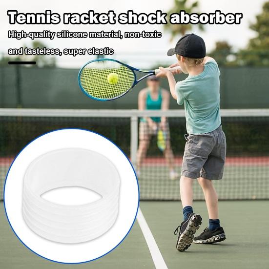 Racquet Sealing Rubber Ring Tennis Handle Grip Ring Wear Resistant Soft Elastic Reusable Colorful Racket Band