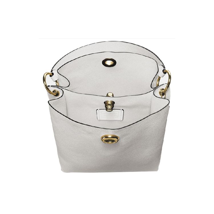 Coach Charlie 26 Adjustable Detachable Shoulder Strap Polished Pebble Leather Bucket Bag Crossbody Shoulder Bag Medium Women bags 55200-GDHA