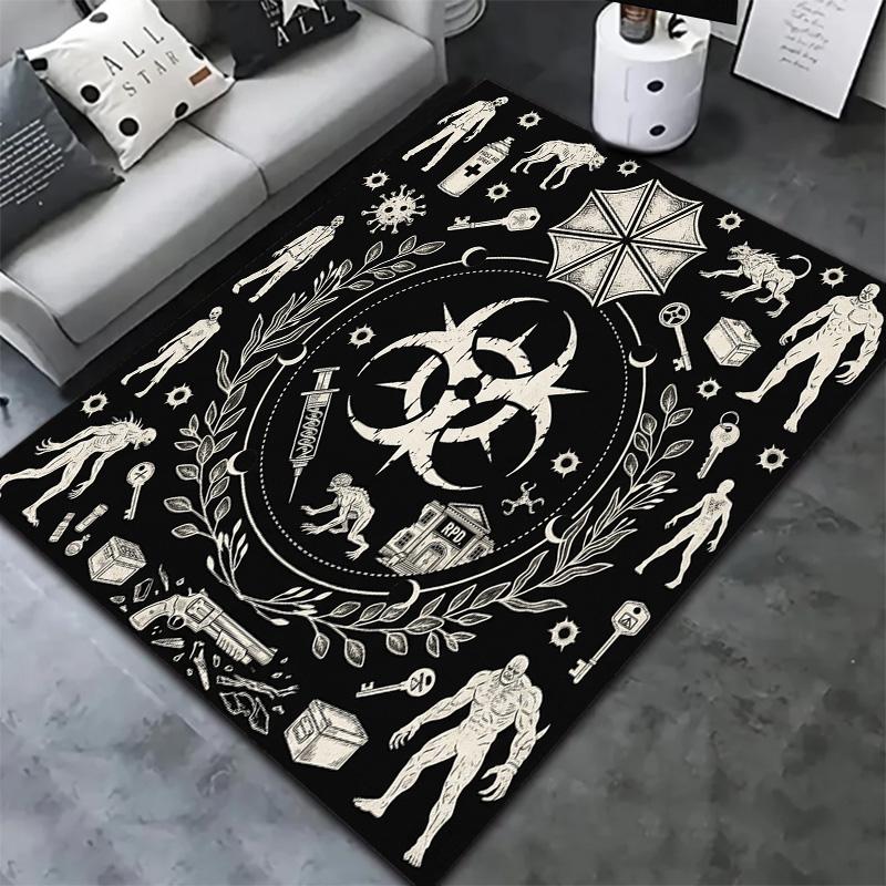 Resident Evil Carpet Rug For Living Room Bedroom Home Sofa Decoration Kids Play Nonslip Floor Mat